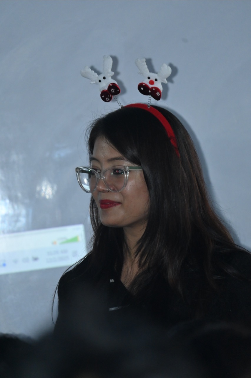 Our trusty programme host